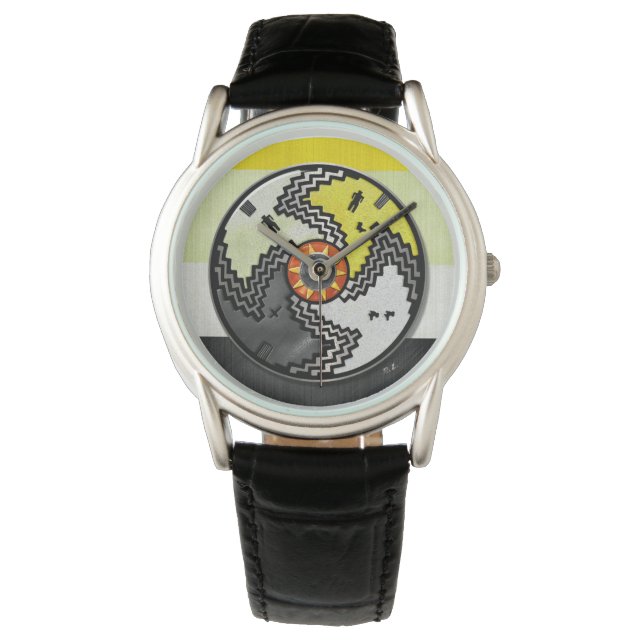 Apache Pride Native American Tribal Watch (Front)