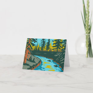  Apache-sit greaves National l Forests Thank You Card