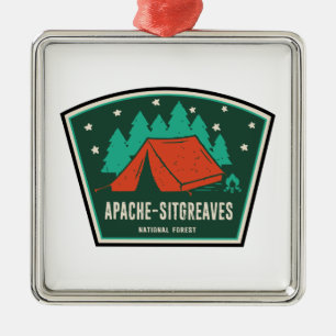 Apache-Sitgreaves National Forests Camping Metal Ornament
