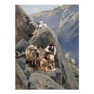 Apache Tribe Fighting American Indian Wars Photo Print