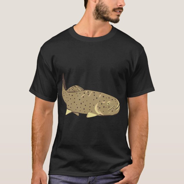 Apache Trout Front View WPA Art T-Shirt (Front)