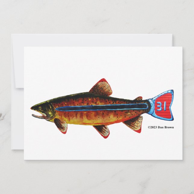 Apache Trout  Thank You Card (Front)