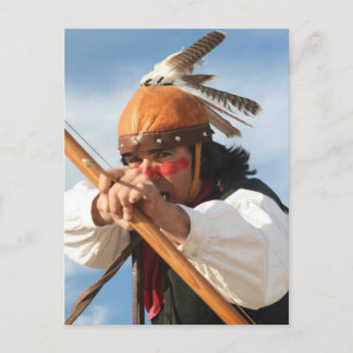 Apache Warrior Postcard