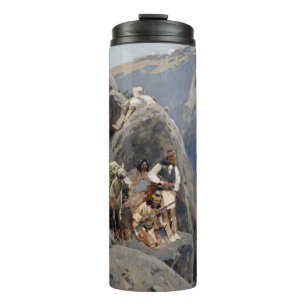 Apache Warriors: Ambush on American Cavalry Thermal Tumbler