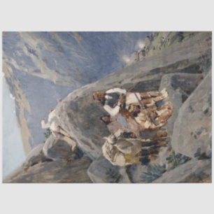 Apache Warriors: Ambush on American Cavalry Tissue Paper