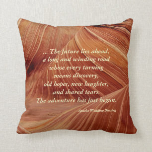 Apache Wedding Blessing, Personalised Southwest Cushion