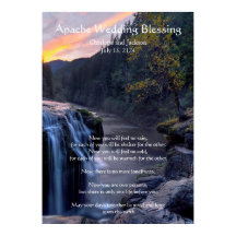 Apache Wedding Blessing River Water Falls