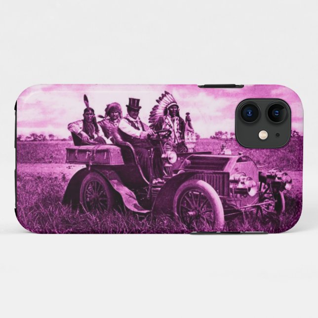 APACHES AND GERONIMO DRIVING A MOTOR CAR Case-Mate iPhone CASE (Back (Horizontal))