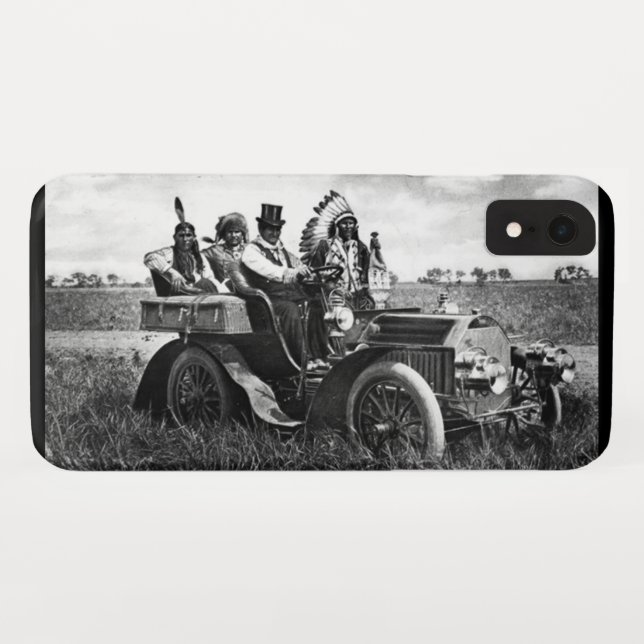 APACHES AND GERONIMO DRIVING A MOTOR CAR Case-Mate iPhone CASE (Back (Horizontal))