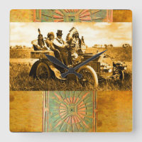 APACHES AND GERONIMO DRIVING A MOTOR CAR