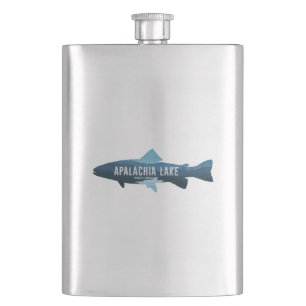 Apalachia Lake North Carolina Fish Hip Flask
