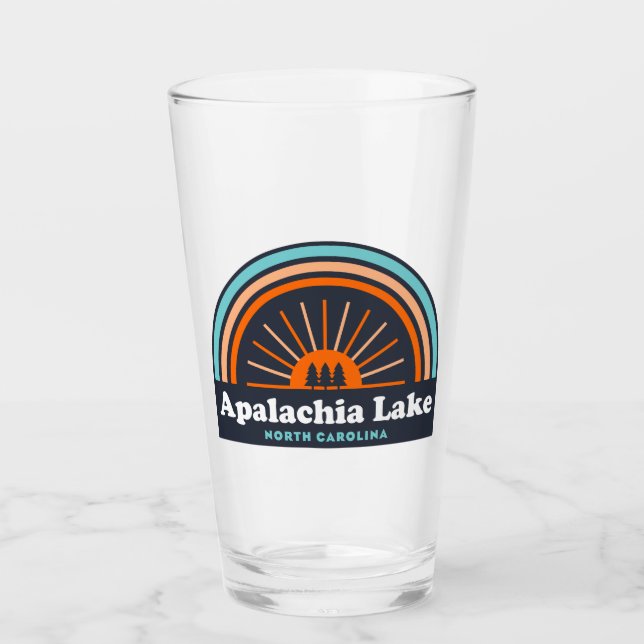 Apalachia Lake North Carolina Rainbow Glass (Front)