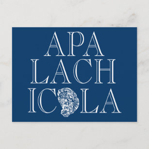 Apalachicola Florida Oyster Design Postcard