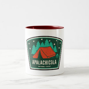 Apalachicola National Forest Camping Two-Tone Coffee Mug