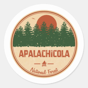 Apalachicola National Forest Classic Round Sticker