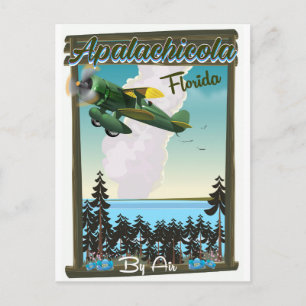 Apalachicola National Forest Florida flight poster Postcard