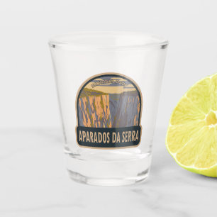 Aparados da Serra National Park Brazil Travel Art Shot Glass