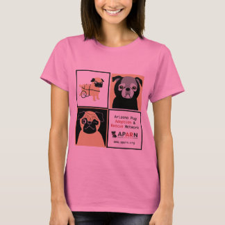 APARN Rescue Pugs Ladies Micro-Fibre T-Shirt