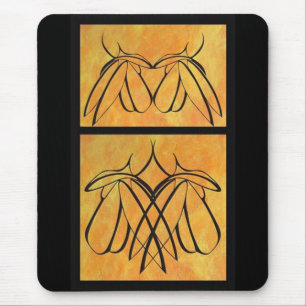 Apart - Together: Diptych Mouse Pad