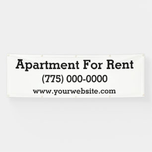 Apartment For Rent 8 Foot Banner