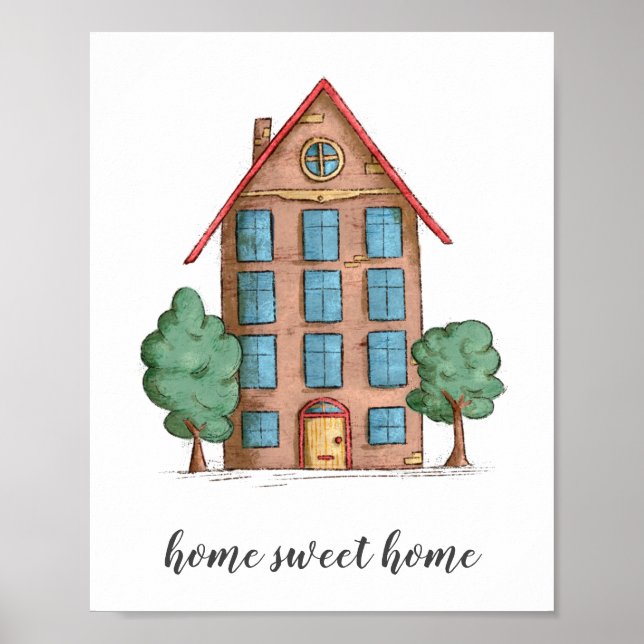 Apartment Home Sweet Home Poster (Front)