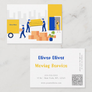 Apartment Moving Service Business Card