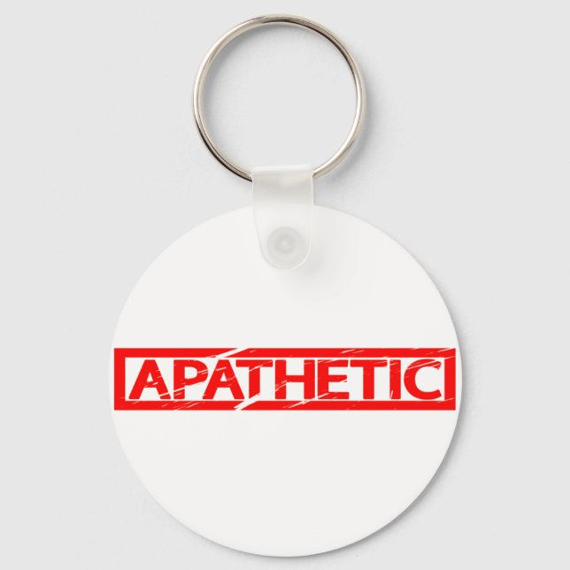 Apathetic Stamp Key Ring (Front)