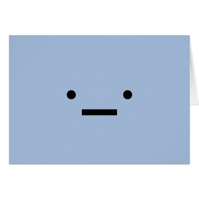 Apathy (emoticon): cards (Front Horizontal)