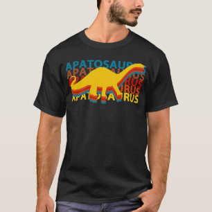 Apatosaurus Dinosaurs Vintage Repeat T-Shirt