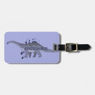 Apatosaurus Luggage Tag