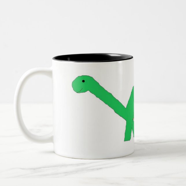 Apatosaurus mug (Left)