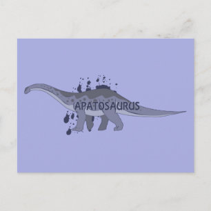 Apatosaurus Postcard