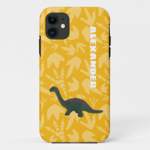 Apatosaurus Toy Dinosaur Green and Yellow Case-Mate iPhone Case