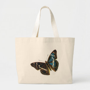 Apatura iris male large tote bag
