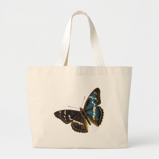 Apatura iris male large tote bag (Front)