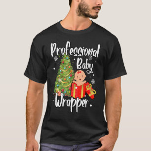 APDL Professional Baby Wrapper Funny Christmas NIC T-Shirt