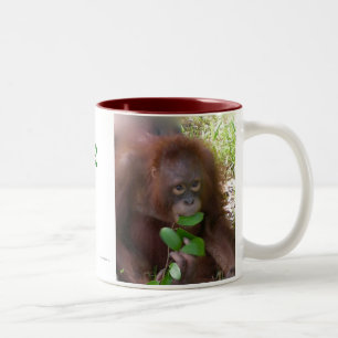 Ape for Green Two-Tone Coffee Mug
