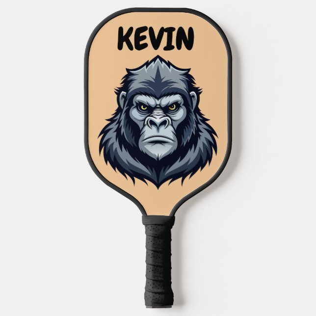 APE GORILLA CUSTOM FUNNY Pickleball Paddle (Front)