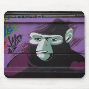 Ape Graffiti Mouse Pad