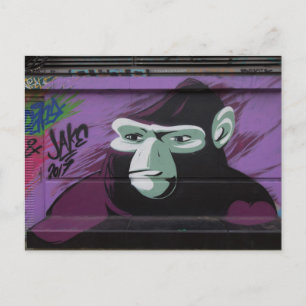 Ape Graffiti Postcard