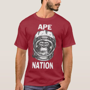 Ape Nation  To The Moon  Diamond Hands  Stock T-Shirt