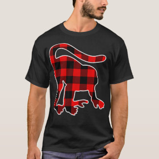 Ape Red Buffalo Plaid Monkeys Matching PJ Family G T-Shirt