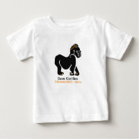 Ape -Save GORILLAS -Endangered animal graphic-