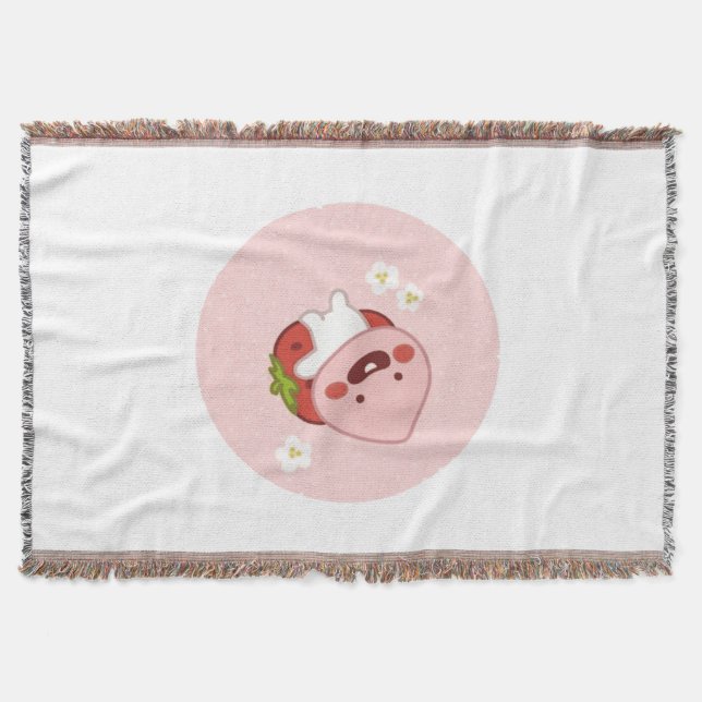 Apeach Kakao Friends Throw Blanket (Front)