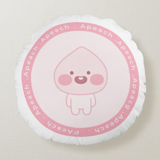 Apeach Round Cushion (Front)