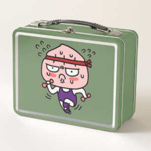 Apeach summer body metal lunch box