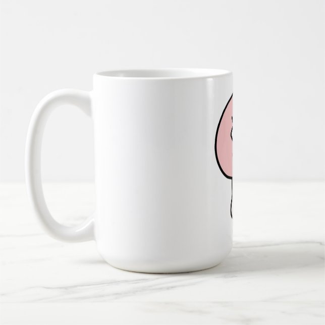 Apeach with Iced Coffee Mug (Left)