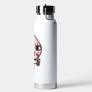 Apeach with Iced Coffee Water Bottle