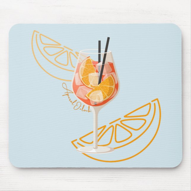   Aperol O'Clock Mouse Pad (Front)