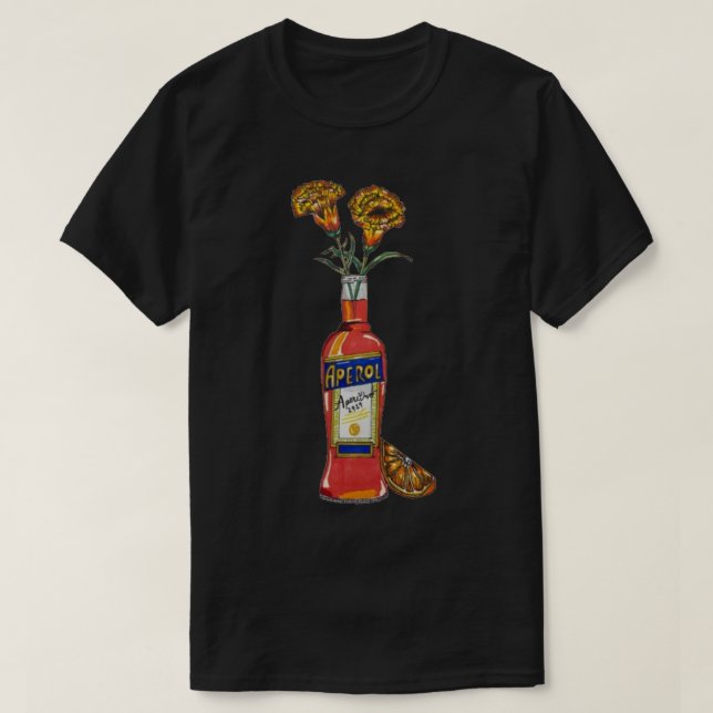 Aperol Painting Art Drawing   T-Shirt (Design Front)
